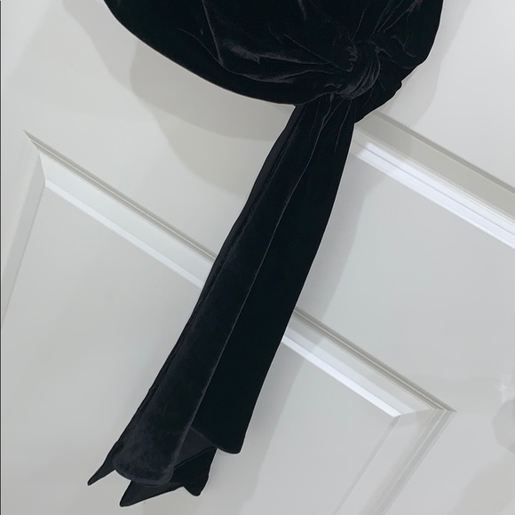 Cinq A Sept Black Velvet Ryder Dress Size 4 - Picture 4 of 8